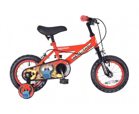 12" Cybot Boys Bike blue Suitable for 2 1/2 to 4 years old